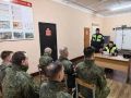 Госавтоинспекция провела профилактическую беседу с военнослужащими Бикинского района