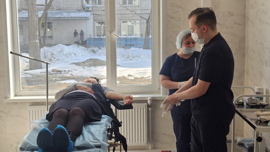 Первых пациентов приняли в новом корпусе поликлиники в Краснофлотском районе