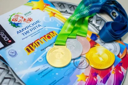 Максимальное количество медалей из возможных выиграли пловцы Хабаровского края