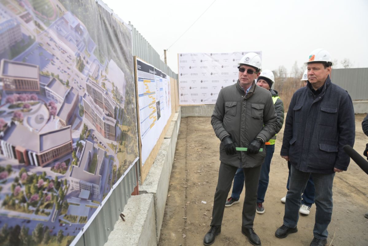 Правительство Хабаровского края проконтролировало начало строительства кампуса мирового уровня