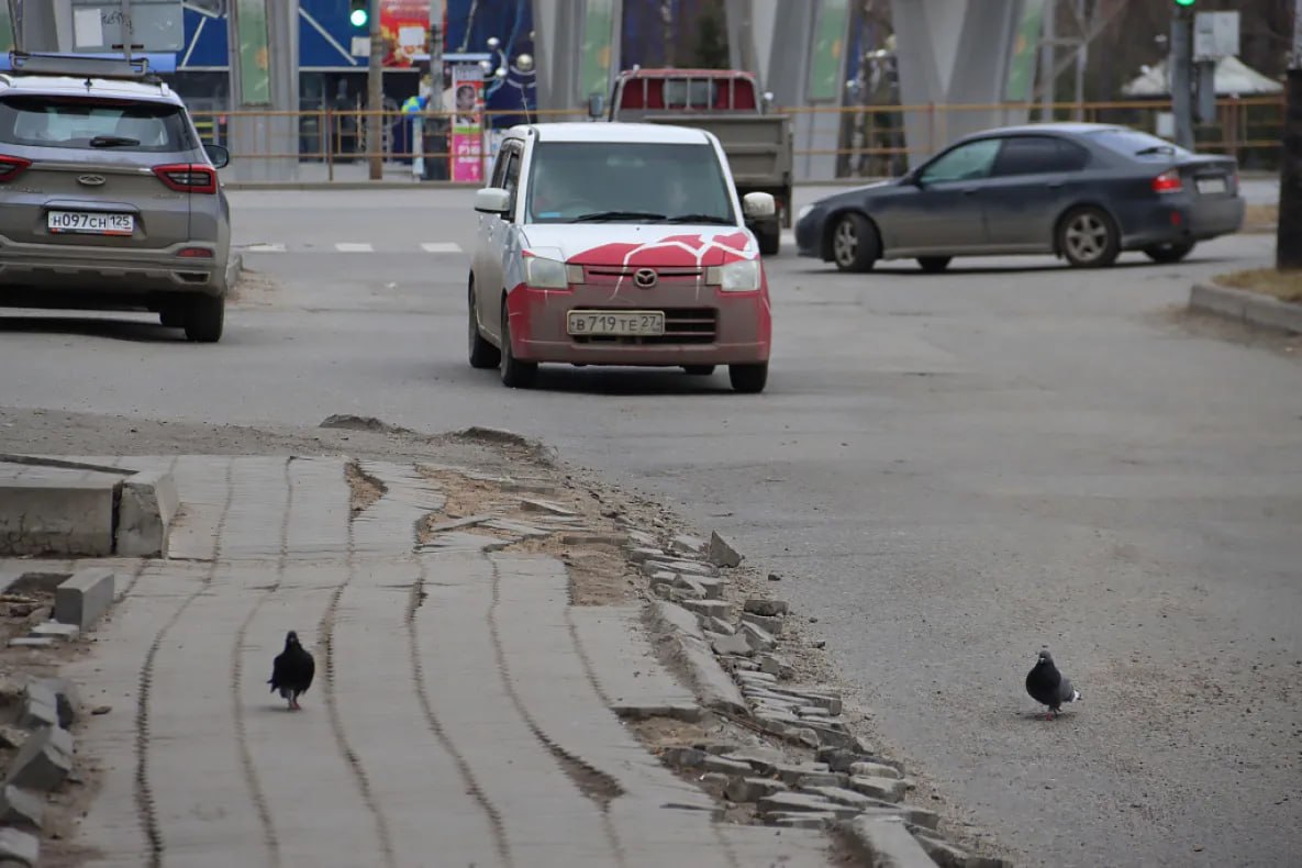 Ремонт переулка Байкальского в Хабаровске займёт два года