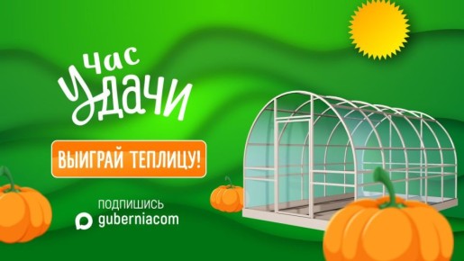 Время ловить удачу С новой теплицей для дачи!