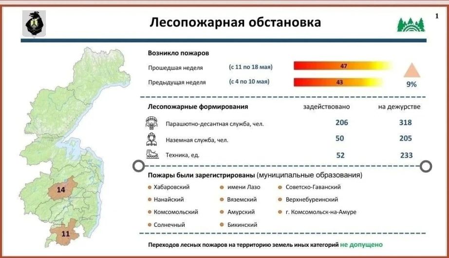 За неделю в Хабаровском крае потушили 43 лесных и 207 ландшафтных пожаров За неделю в Хабаровском крае потушили 43 лесных и 207 ландшафтных пожаров