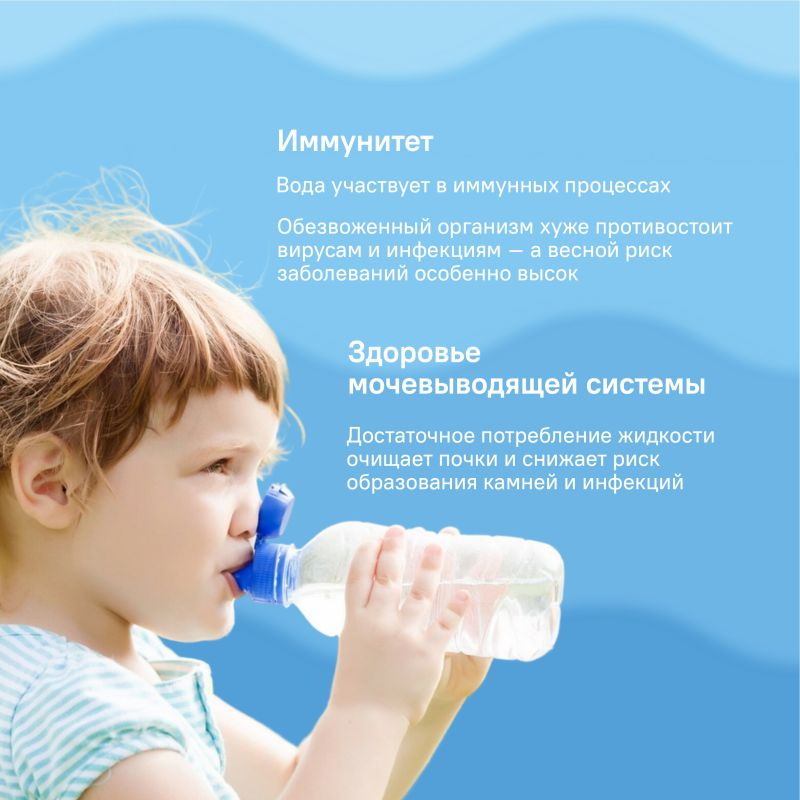 Весенний питьевой режим: почему вашему ребёнку нужно больше воды Весенний питьевой режим: почему вашему ребёнку нужно больше воды