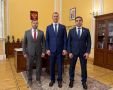 Михаил Дегтярёв: Вручил знаки «Почетный строитель России» трем коллегам из Минспорта