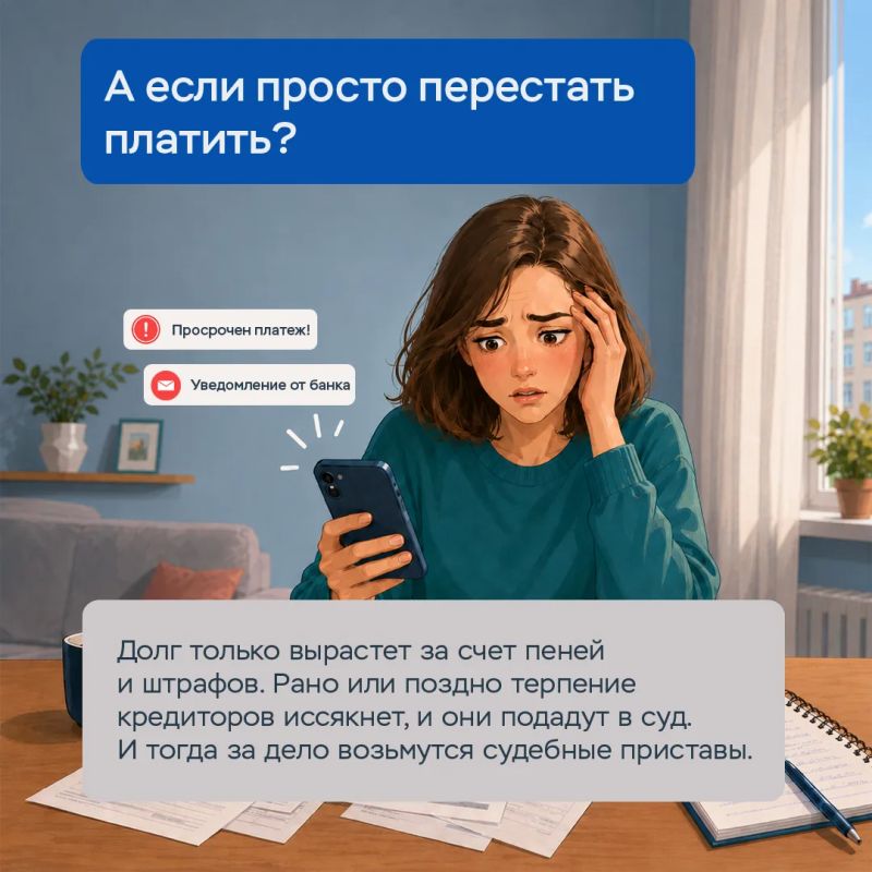 «Спишем все долги», «можно просто не платить», «договоримся с банками» – звучит заманчиво? «Спишем все долги», «можно просто не платить», «договоримся с банками» – звучит заманчиво?