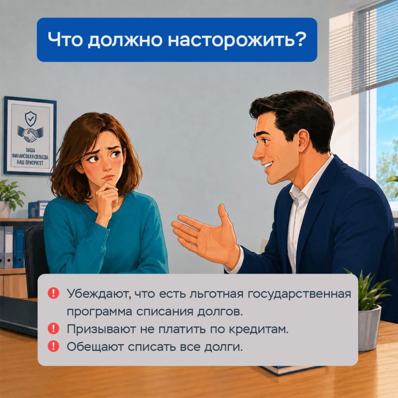 «Спишем все долги», «можно просто не платить», «договоримся с банками» – звучит заманчиво? «Спишем все долги», «можно просто не платить», «договоримся с банками» – звучит заманчиво?