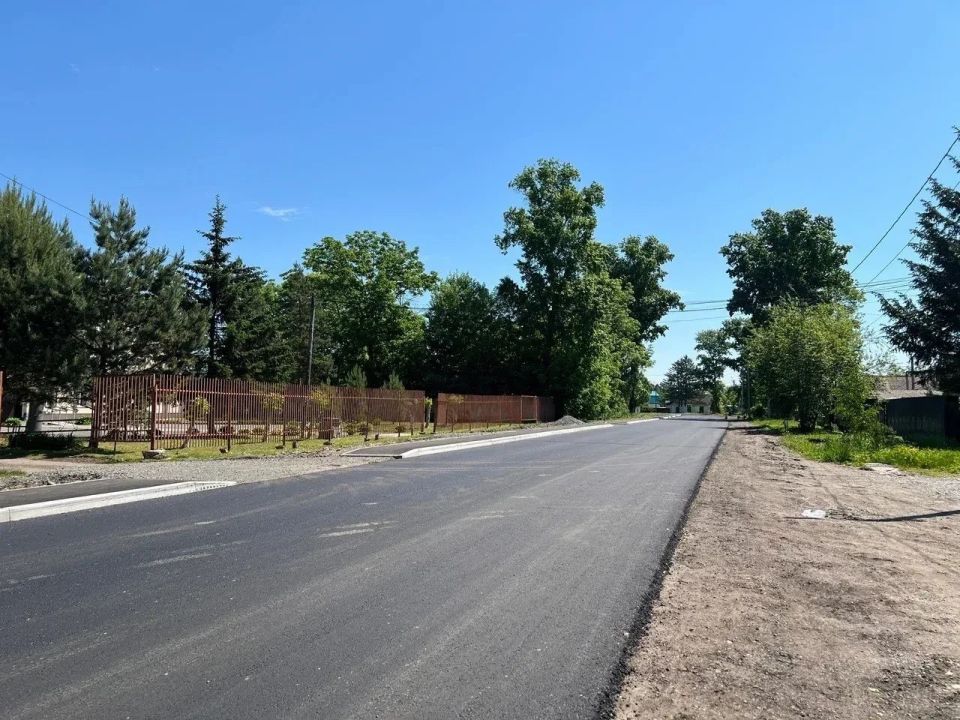 Ремонт подъездной дороги к Черной Речке завершится до конца июня Ремонт подъездной дороги к Черной Речке завершится до конца июня