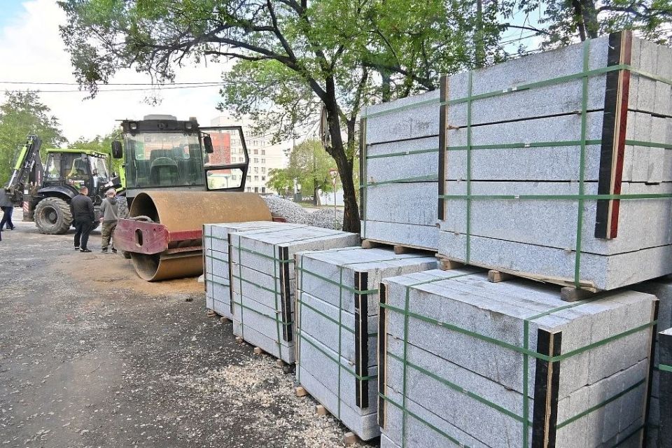 В Хабаровске продолжается масштабная реконструкция улицы Шеронова В Хабаровске продолжается масштабная реконструкция улицы Шеронова