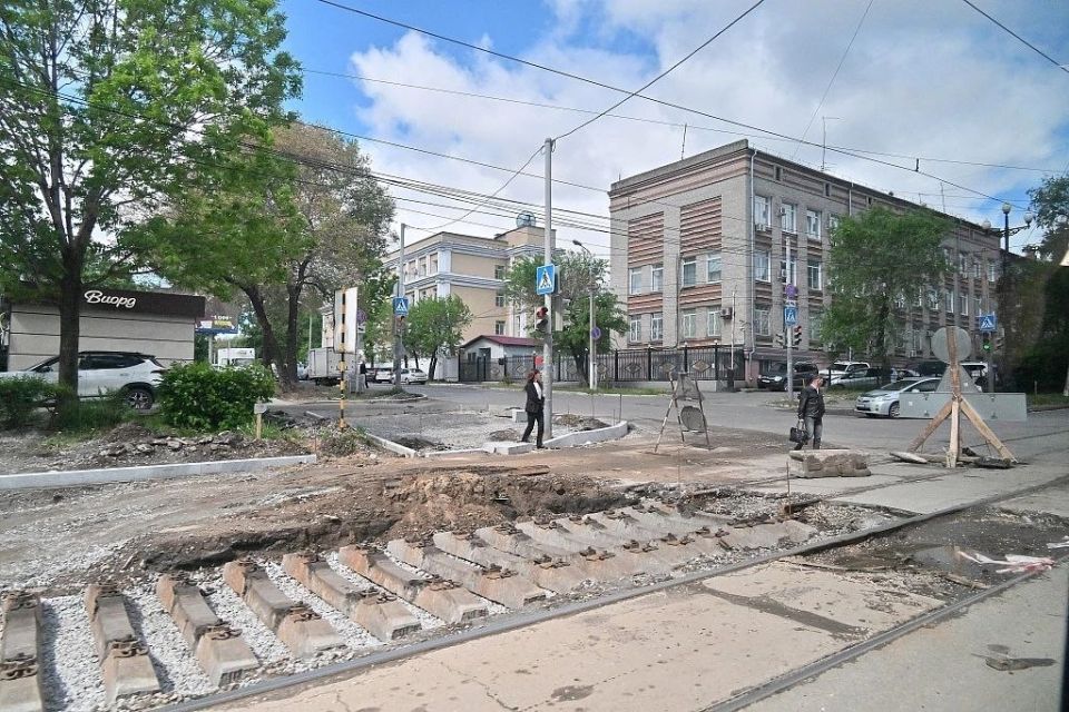 В Хабаровске продолжается масштабная реконструкция улицы Шеронова В Хабаровске продолжается масштабная реконструкция улицы Шеронова