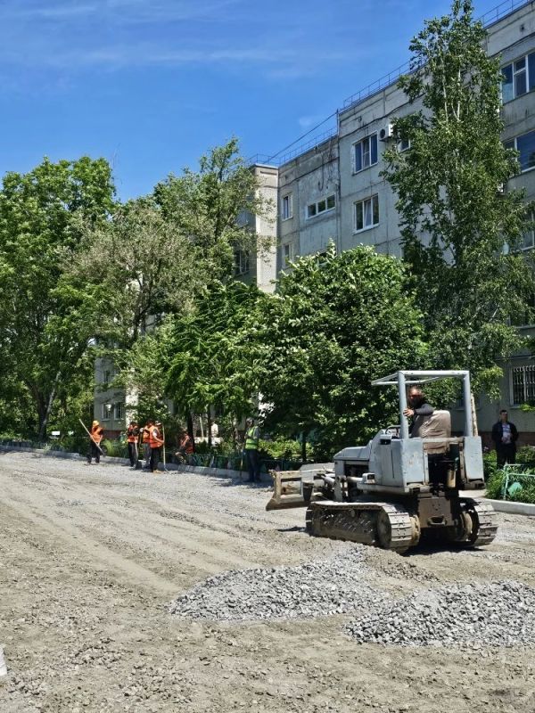 В Хабаровском крае приступили к благоустройству дворовых территорий