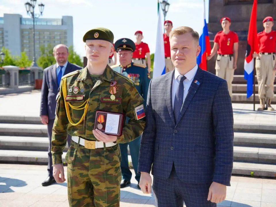 Награждение победителей городской игры «Патриот» в 2026 году состоялось в Хабаровске! Награждение победителей городской игры «Патриот» в 2026 году состоялось в Хабаровске!