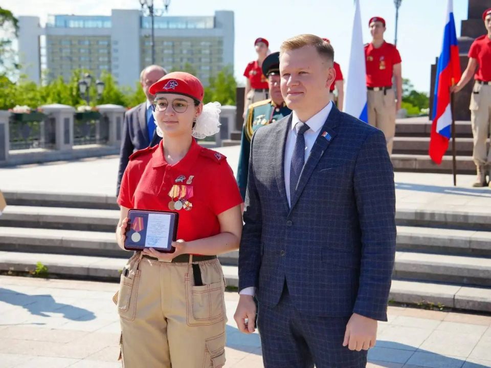 Награждение победителей городской игры «Патриот» в 2026 году состоялось в Хабаровске! Награждение победителей городской игры «Патриот» в 2026 году состоялось в Хабаровске!