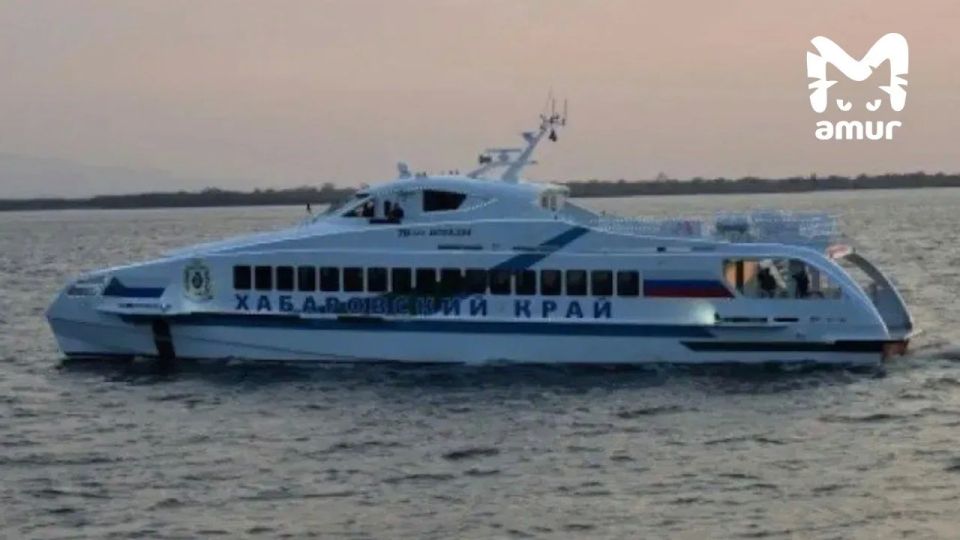 Элитный скоростной теплоход сломался из-за мусора возле Хабаровска