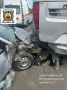 Водитель легковушки врезался в припаркованный автобус в Комсомольске
