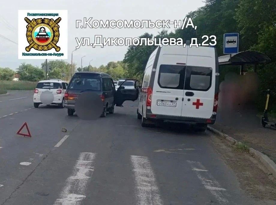 Пенсионер за рулем сбил школьника на «зебре» в Комсомольске
