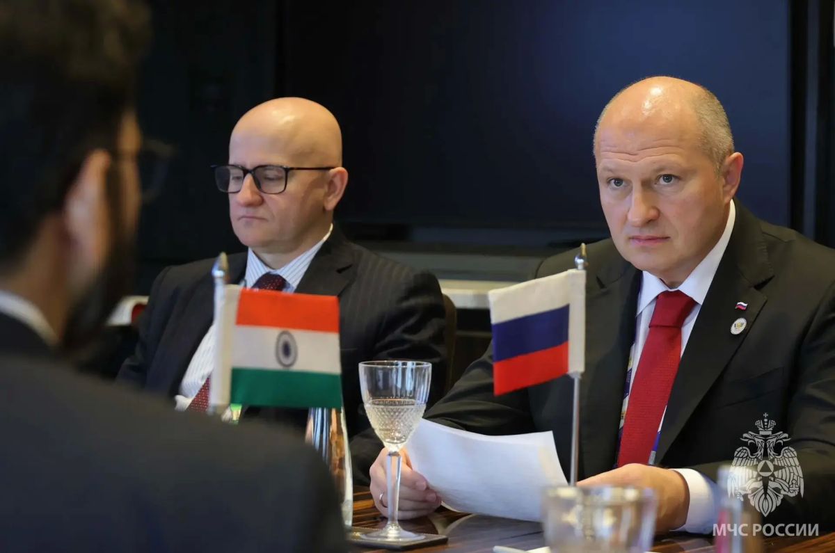 Глава МЧС России Александр Куренков принял участие в мероприятиях в формате БРИКС в Индии Глава МЧС России Александр Куренков принял участие в мероприятиях в формате БРИКС в Индии
