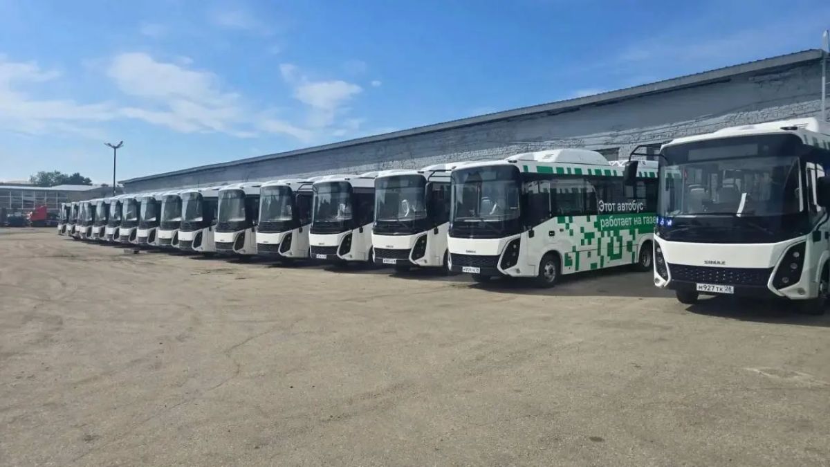 Новые автобусы на газе выйдут на маршруты Благовещенска к концу августа
