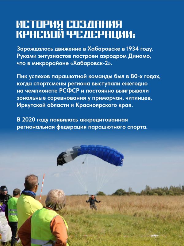 В день парашютиста знакомим вас с краевой федерацией В день парашютиста знакомим вас с краевой федерацией