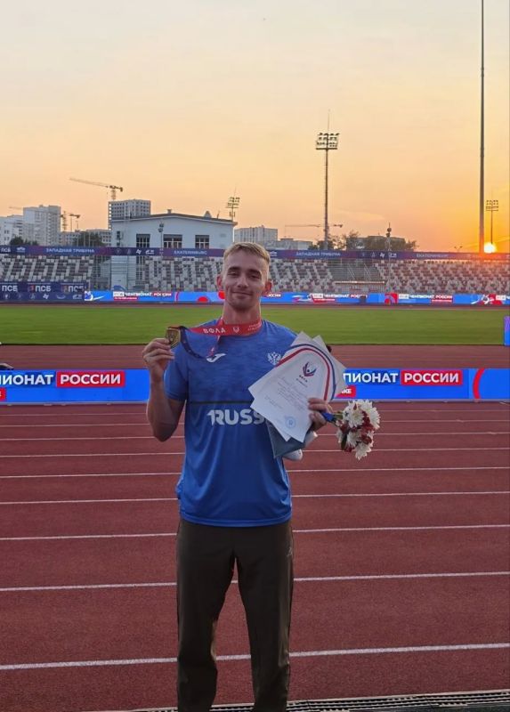 Хабаровчанин стал чемпионом России по лёгкой атлетике в Екатеринбурге