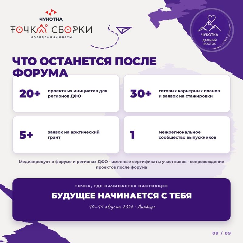 Молодежь Хабаровского края отправится на Чукотку, где разработает проекты развития Дальнего Востока Молодежь Хабаровского края отправится на Чукотку, где разработает проекты развития Дальнего Востока