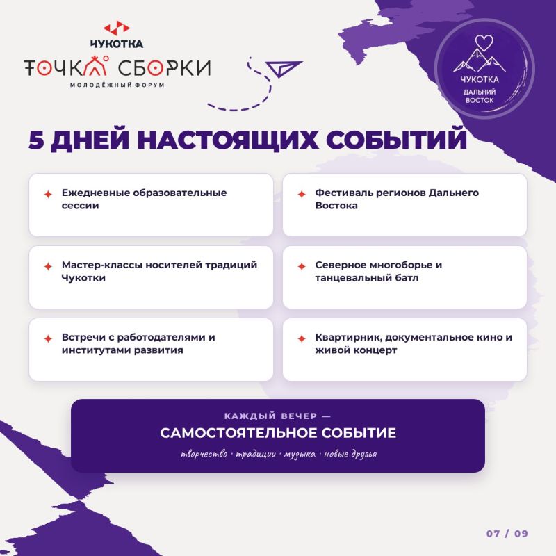 Молодежь Хабаровского края отправится на Чукотку, где разработает проекты развития Дальнего Востока Молодежь Хабаровского края отправится на Чукотку, где разработает проекты развития Дальнего Востока
