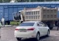 Самосвал столкнулся с грузовым поездом в Южном промузле Хабаровска