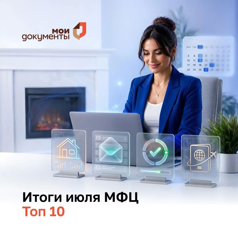 МФЦ в июле: от покупки квартиры до первого паспорта