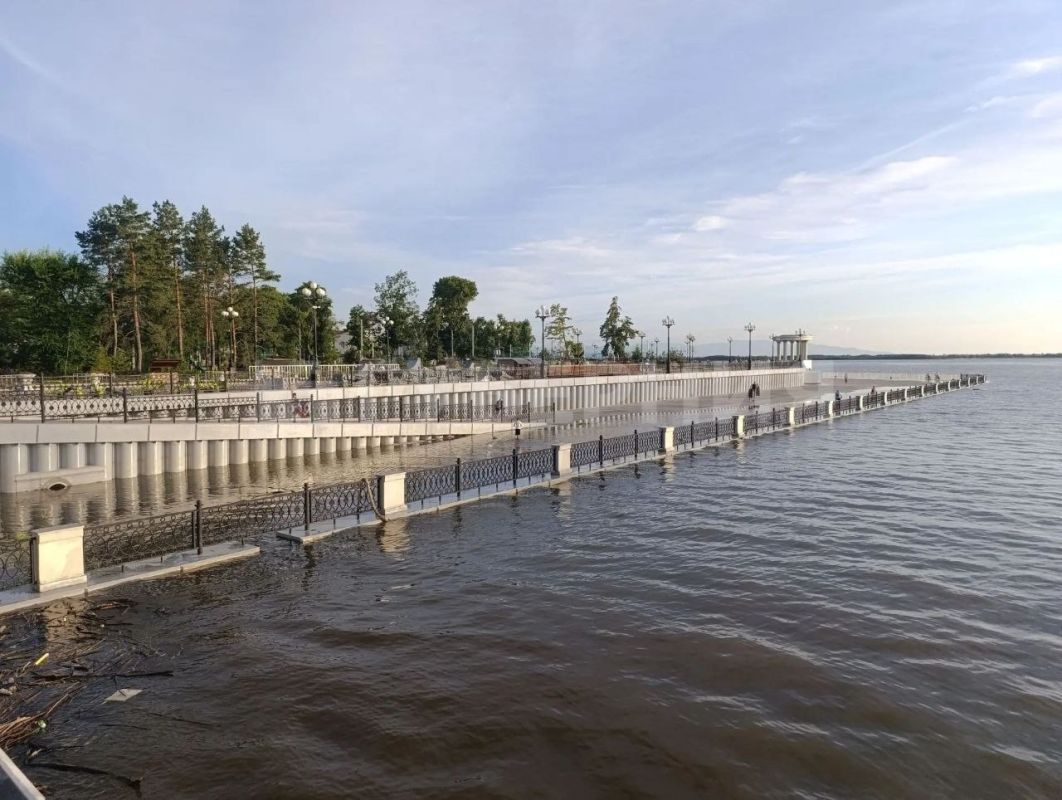 Уровень Амура у Хабаровска достиг отметки в 487 сантиметров