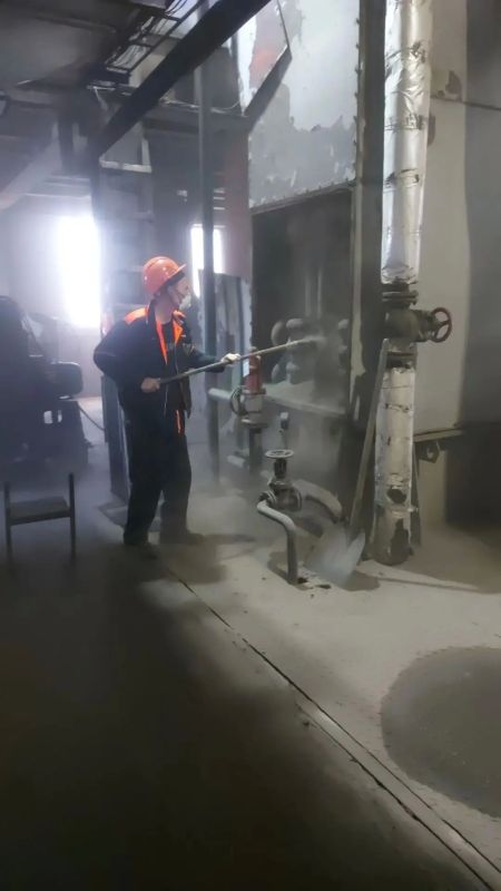 Котельная № 2 в Октябрьском: подготовка к ОЗП продолжается Котельная № 2 в Октябрьском: подготовка к ОЗП продолжается