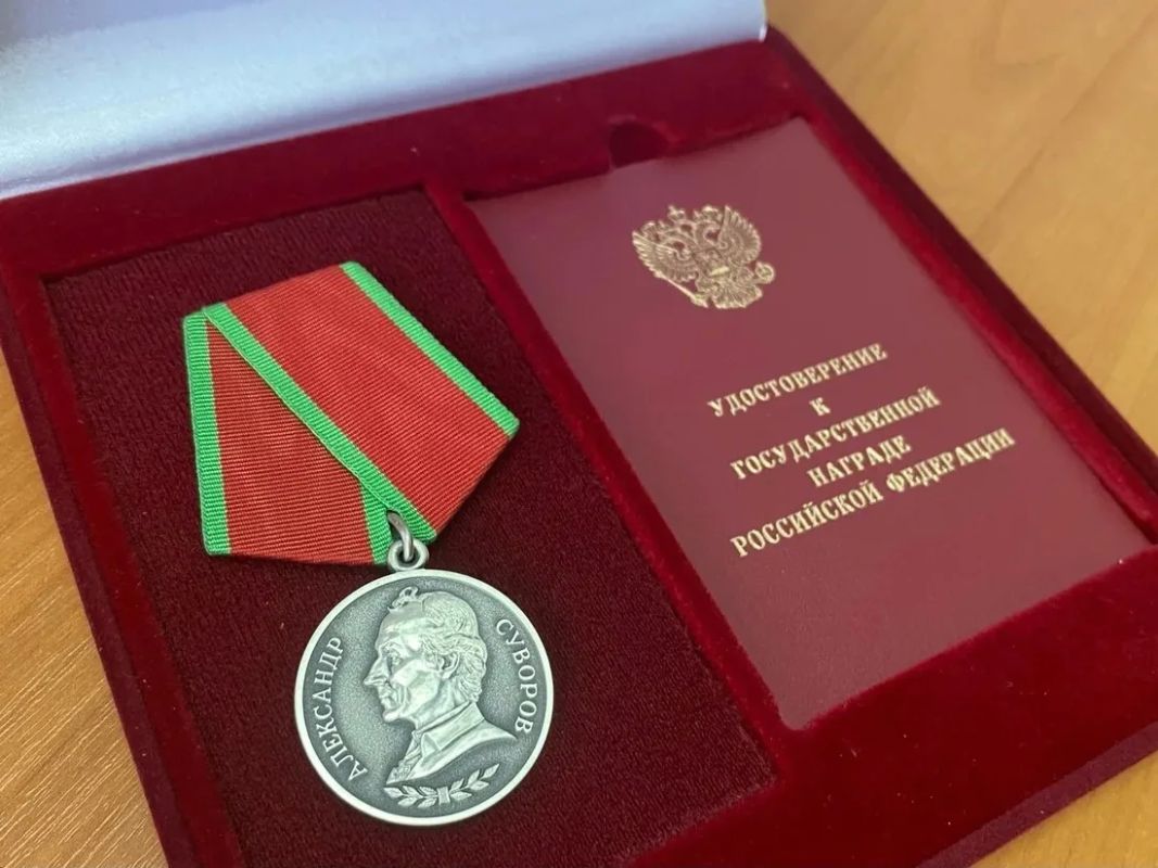Военнослужащий из Хабаровского края награжден медалью Суворова