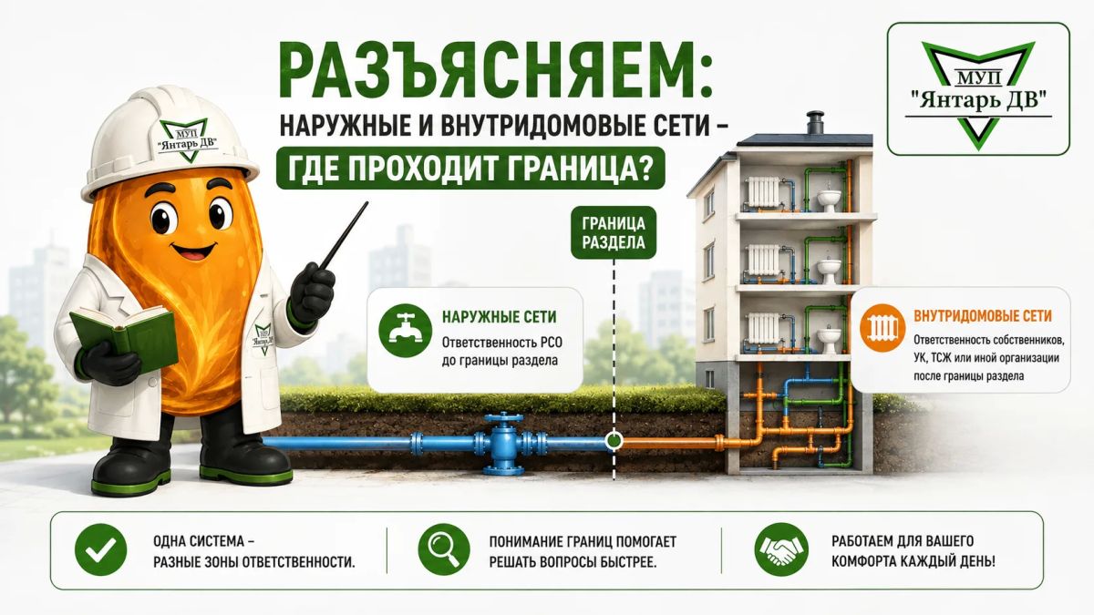 РАЗЪЯСНЯЕМ: наружные и внутридомовые сети — где проходит граница?
