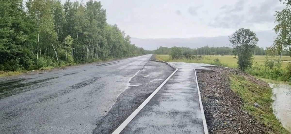 Ремонт трассы Хабаровск - село Галкино завершён на 50%