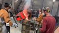 На набережной Хабаровска установили центральную фигуру самого большого в России монумента, посвященного разгрому милитаристской Японии