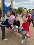 Дети села Галкино веселятся на новой игровой площадке