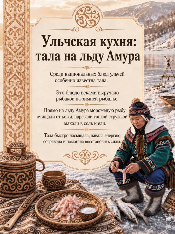 Сегодня в рубрике #ФССП_узорыРоссии рассказываем про ульчей – один из коренных малочисленных народов Севера Сегодня в рубрике #ФССП_узорыРоссии рассказываем про ульчей – один из коренных малочисленных народов Севера