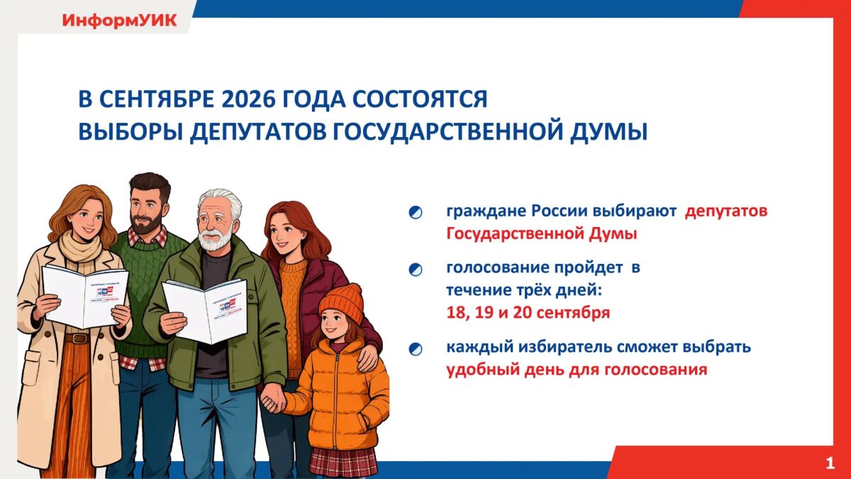 18,19 и 20 сентября пройдут выборы депутатов Государственной Думы 18,19 и 20 сентября пройдут выборы депутатов Государственной Думы