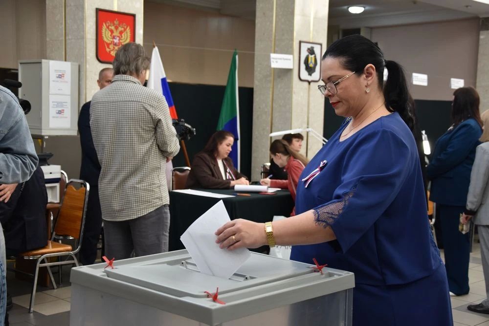 Председатель избирательной комиссии Хабаровского края приняла участие в голосовании Председатель избирательной комиссии Хабаровского края приняла участие в голосовании