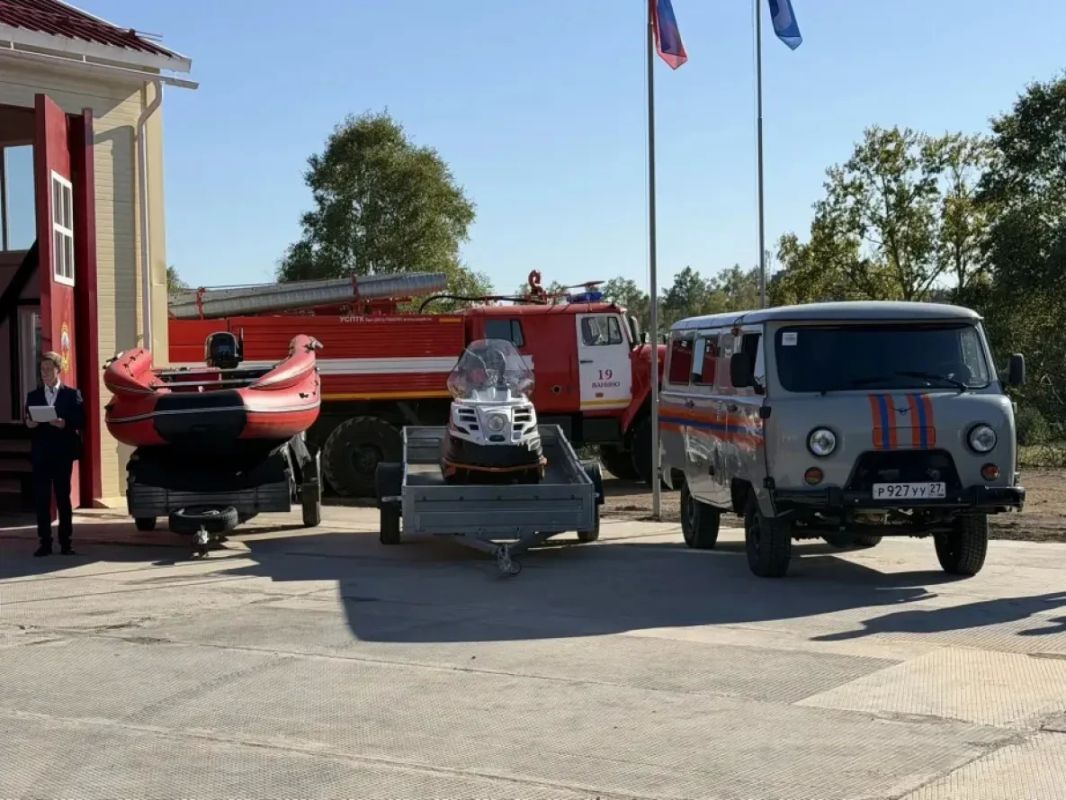 Новое пожарное депо открыто в Ванинском районе