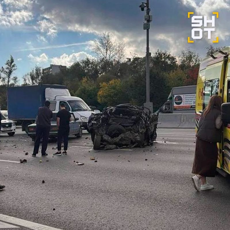 Смертельная авария с участием шести машин произошла на МКАДе