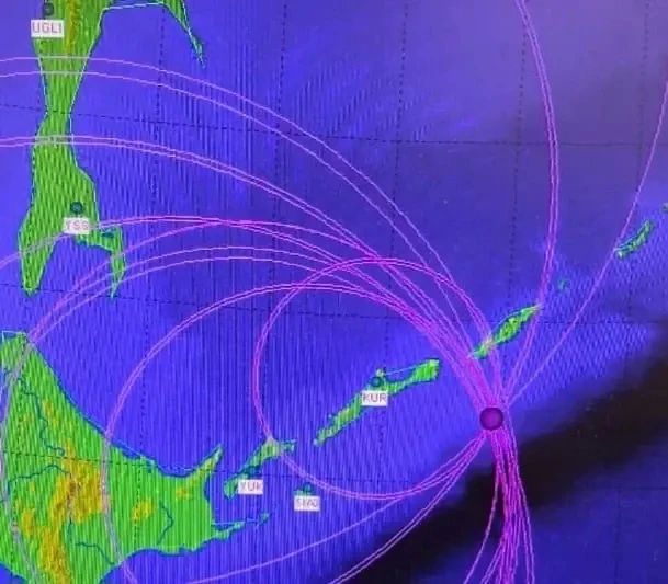 Землетрясение произошло у Курильских островов