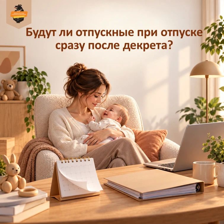 Даем ответ на вопрос о начислении отпускных, если брать отпуск сразу после декрета и зарплаты за год не было
