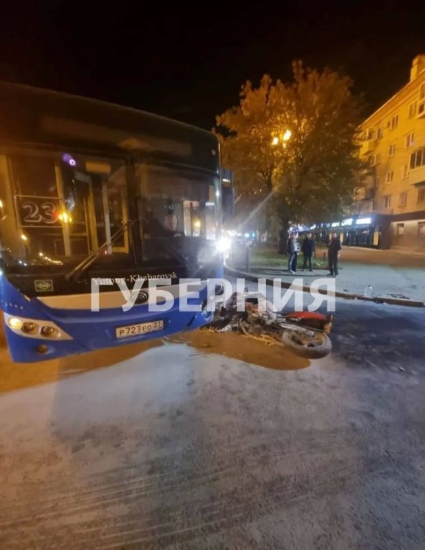 Подробности ДТП с участием автобуса и мотоцикла в Хабаровске Подробности ДТП с участием автобуса и мотоцикла в Хабаровске
