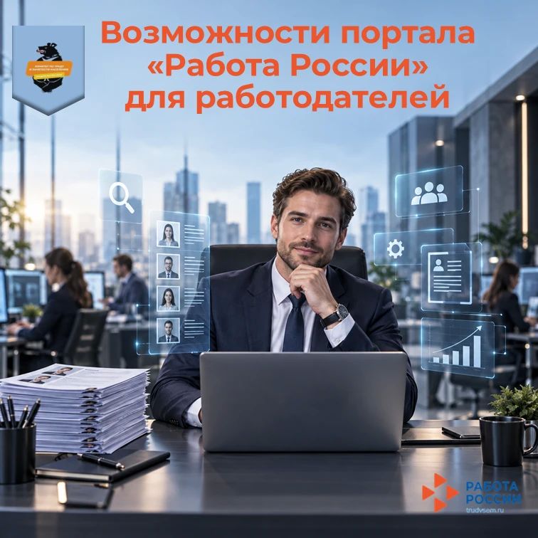Портал «Работа России» – помощник для работодателя в решении кадровых вопросов