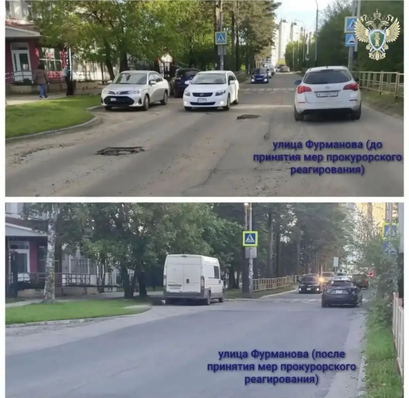 Дорогу отремонтировали по иску прокурора в Хабаровске
