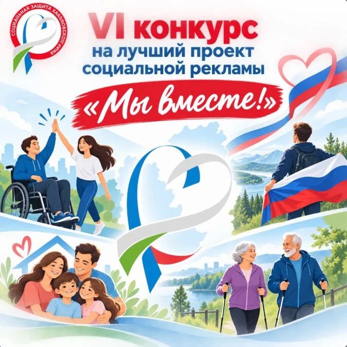 Объявлен старт VI конкурса на лучший проект социальной рекламы "Мы вместе!"