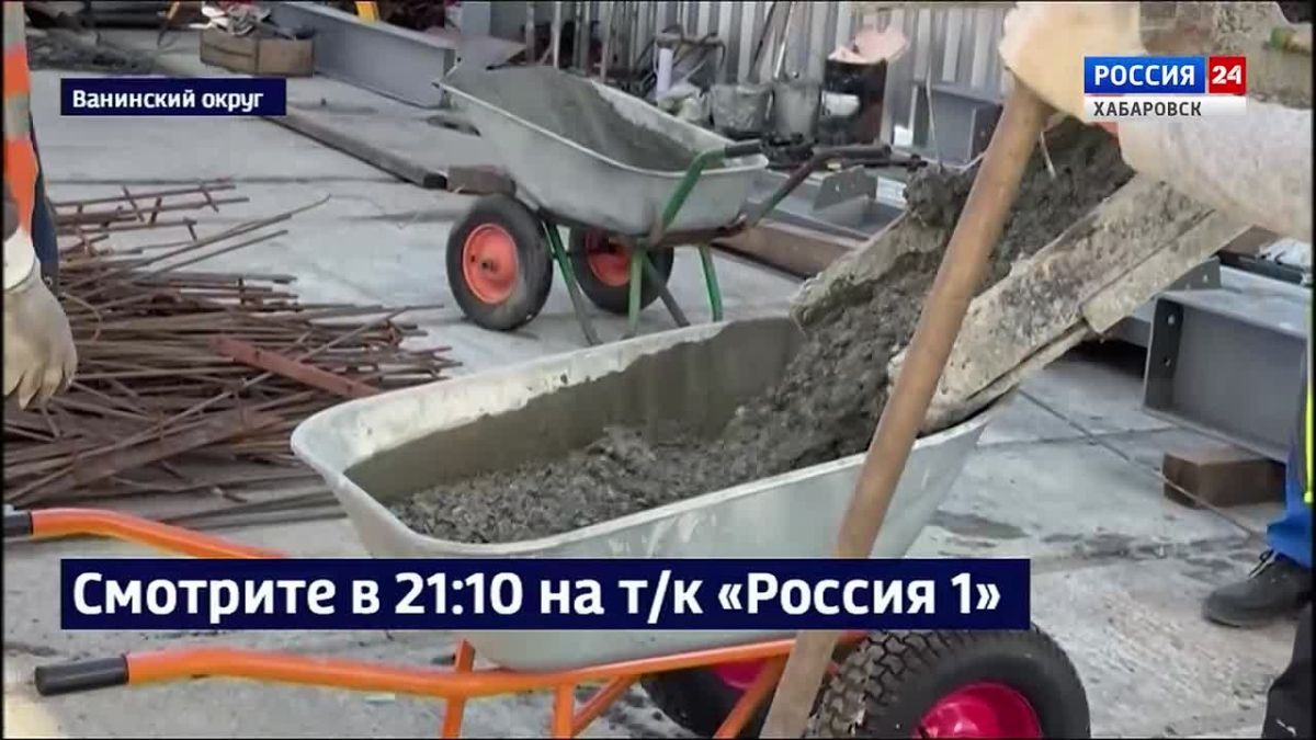Смотрите в 21:10. Самый зрелищный этап начался на стройке новых мощностей терминала "Остерра"