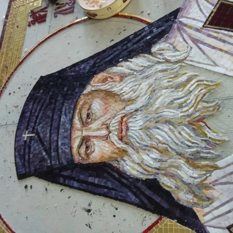 Мозаичная икона святителя Луки Крымского украсит храм при краевой больнице № 1 Мозаичная икона святителя Луки Крымского украсит храм при краевой больнице № 1