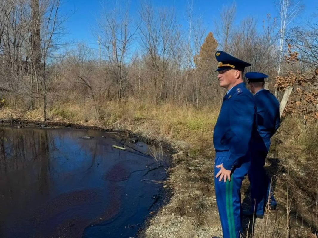 Мазутом залило село в Хабаровском крае из-за аварии на предприятии Мазутом залило село в Хабаровском крае из-за аварии на предприятии