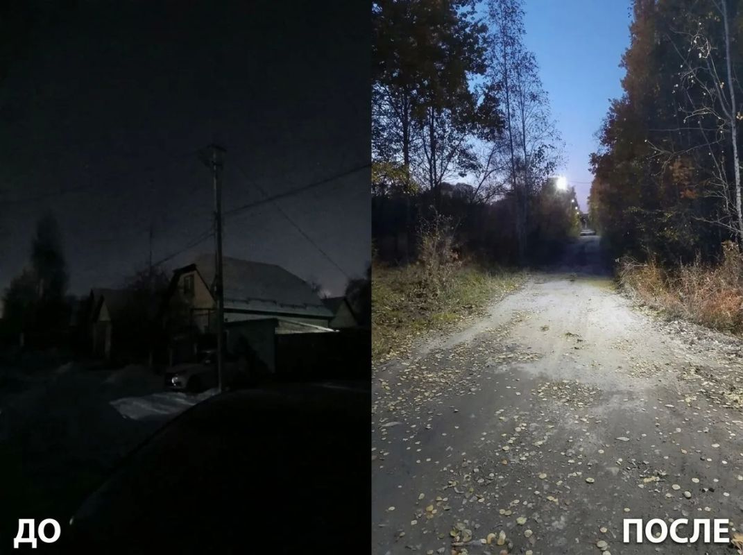 В Восточном поселении Хабаровского района сбылась мечта жителей: на улице появился свет
